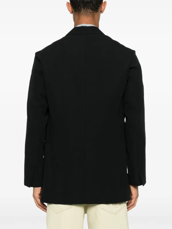 AURALEE オーラリー　ウールコットンツイル オーバージャケット　黒 AURALEE（オーラリー）＞ ウールコットン ツイルショールカラー