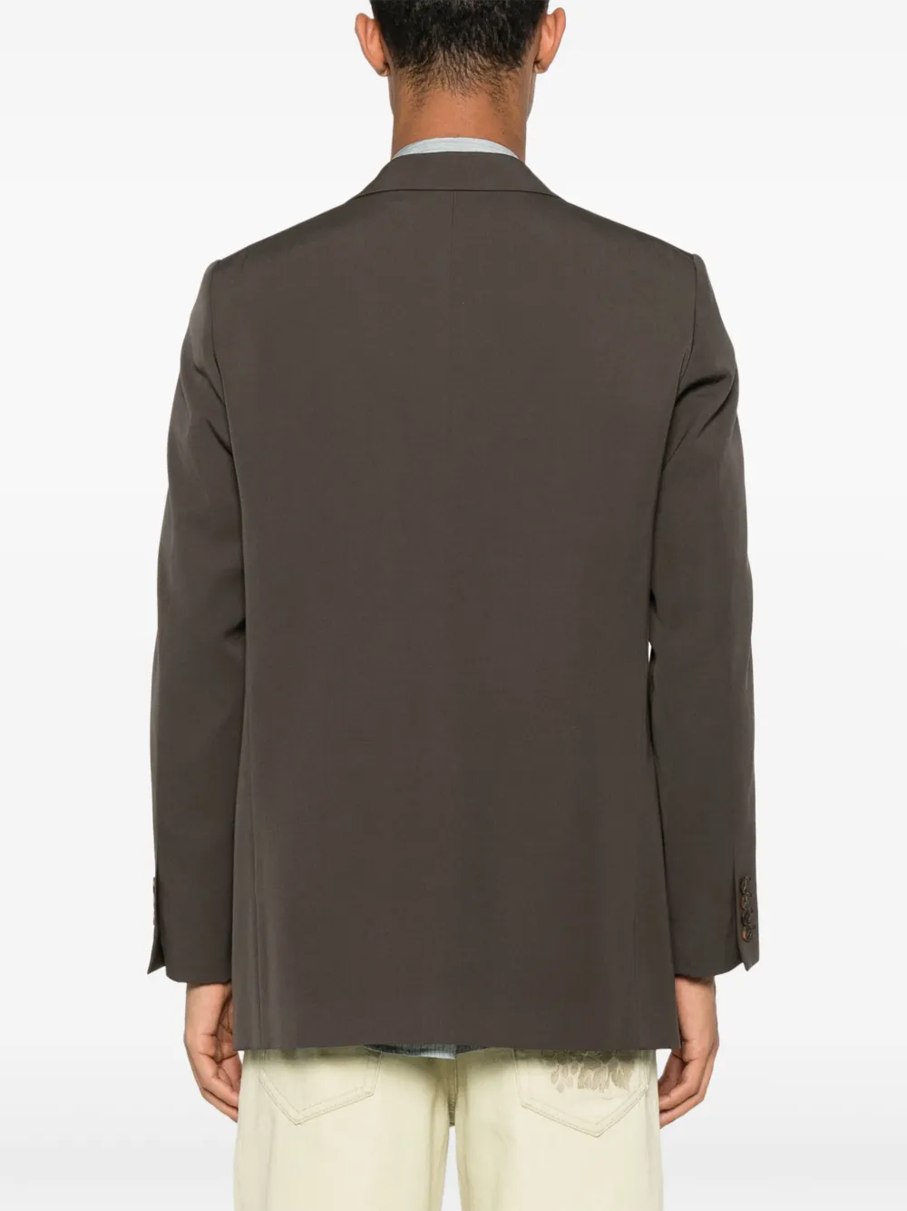 Auralee Wollen blazer Bruin