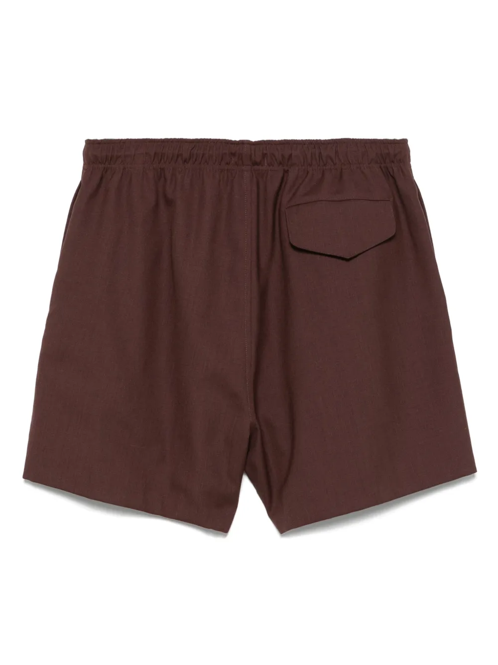 Auralee Shorts met trekkoordtaille Rood