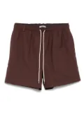Auralee drawstring-waist short - Red