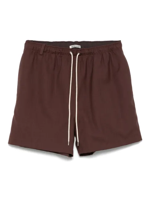 Auralee drawstring-waist short