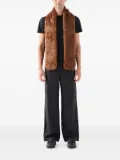 Unreal Fur faux-fur scarf - Orange