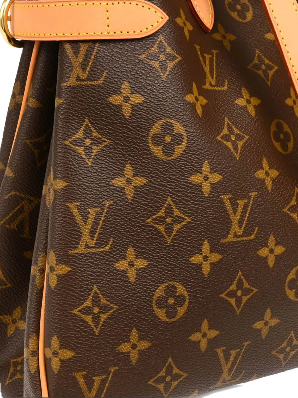 Pre-owned Louis Vuitton 2007 Batignolles Tote Bag In Brown