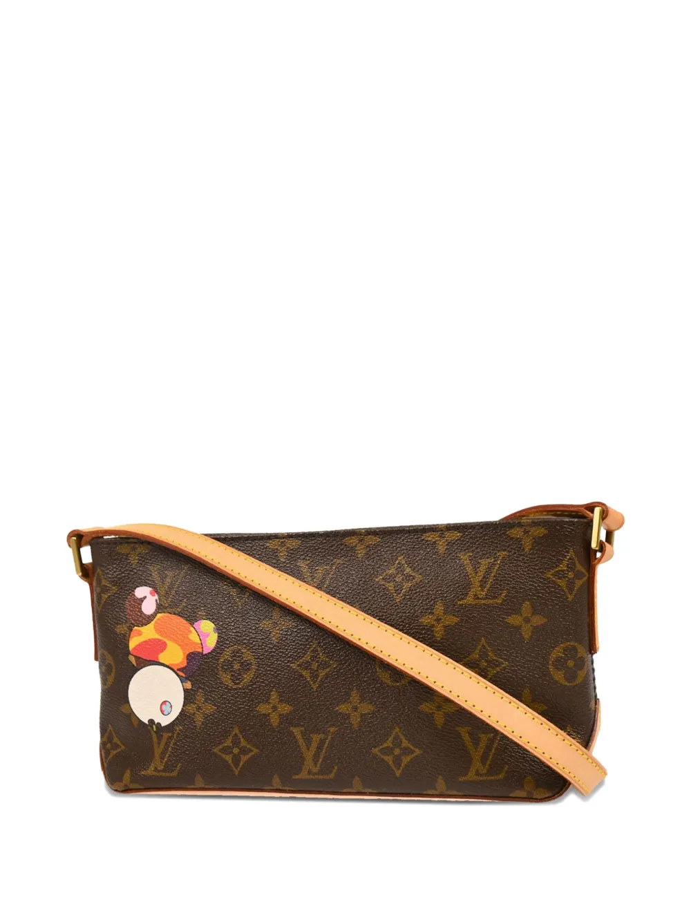 Pre-owned Louis Vuitton X Takashi Murakami 2004 Panda Trotteur Shoulder Bag