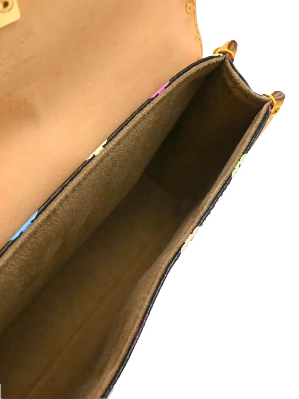 Pre-owned Louis Vuitton X Takashi Murakami 2003 Eye Miss You Shoulder Bag In Black