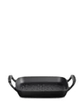 Le Creuset logo-embossed grill pan - Black