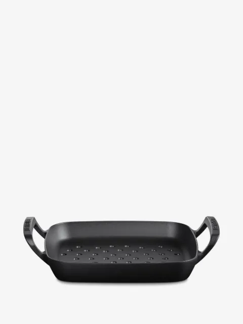 Le Creuset logo-embossed grill pan 