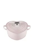Le Creuset heart-shaped casserole (19cm) - Pink