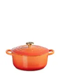 Le Creuset cast iron casserole pot - VOLCANIC