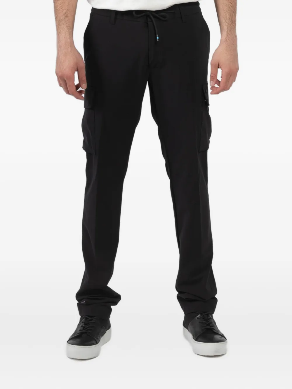 Mason's logo-appliqué cargo pants | Black | Image 1
