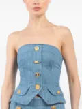 Françoise decorative-buttons top - Blue