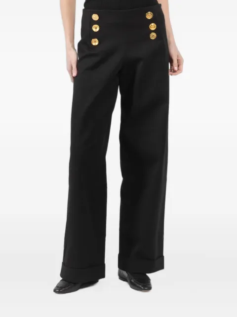 Françoise buttoned cotton trousers