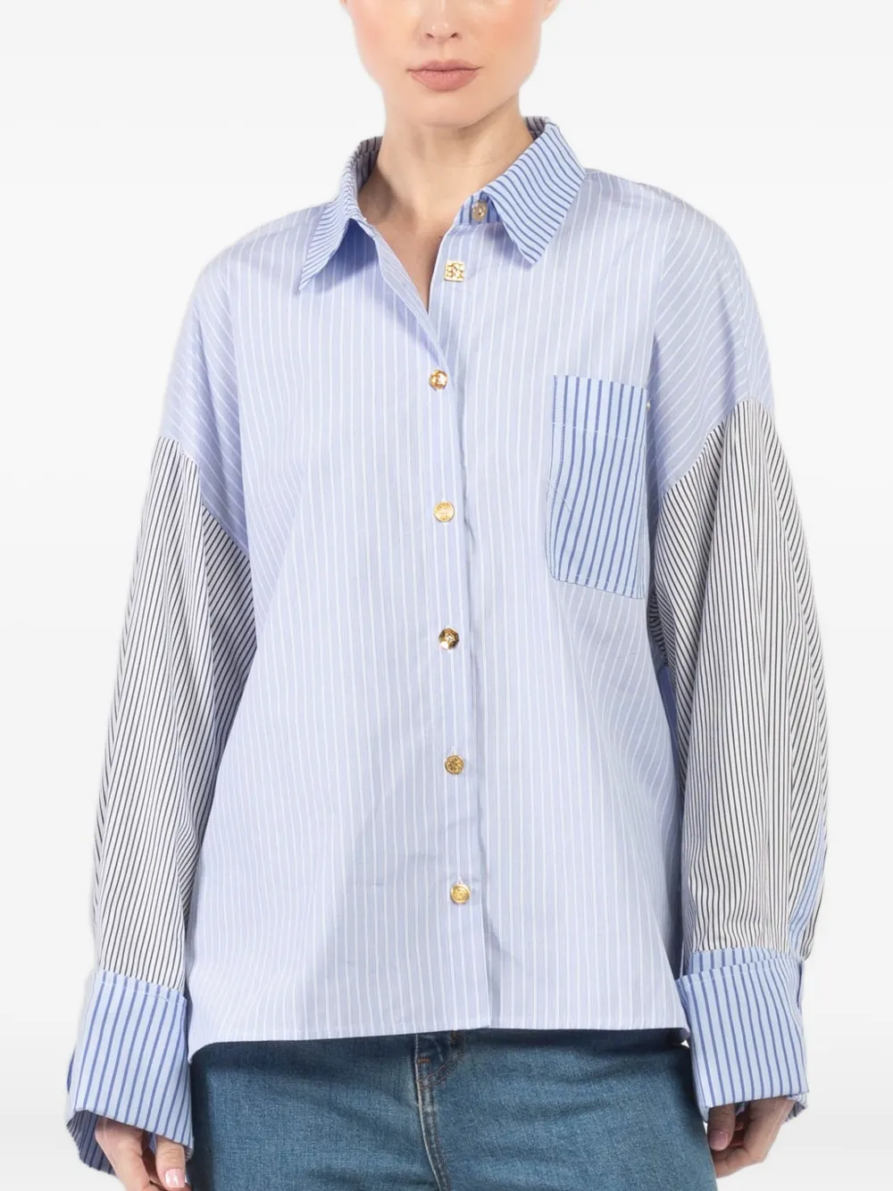 Françoise striped shirt | Blue | Image 1