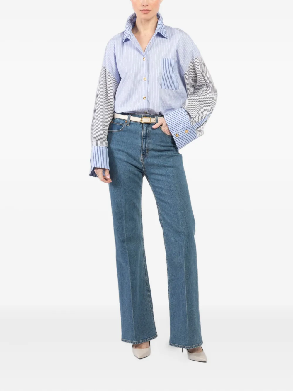Françoise striped shirt - Blauw