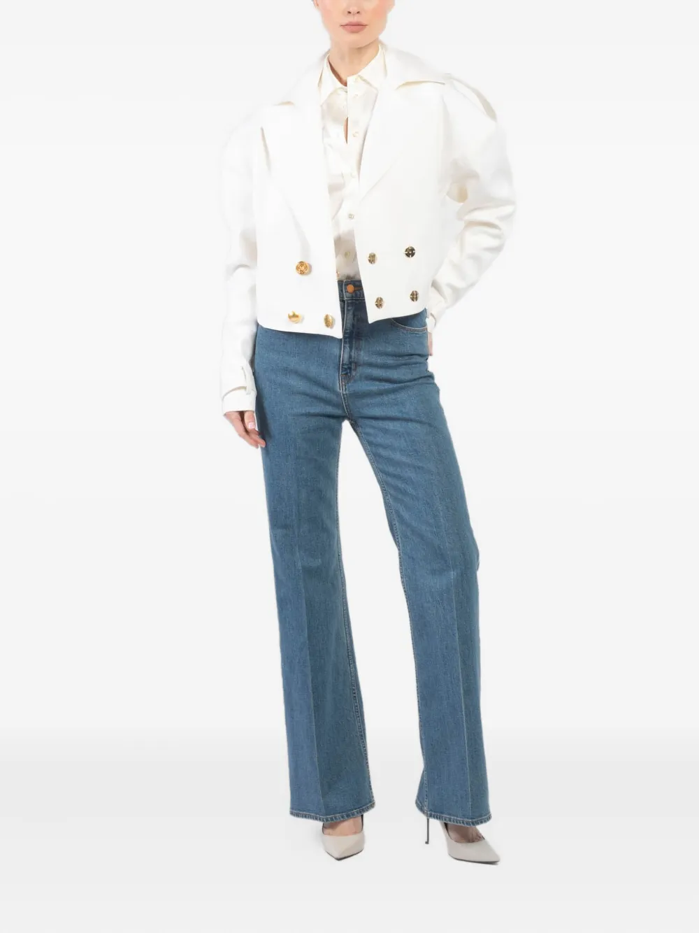 Françoise cotton trench jacket | Blazers | Image 2