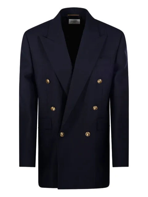 Saint Laurent blazer à design texturé
