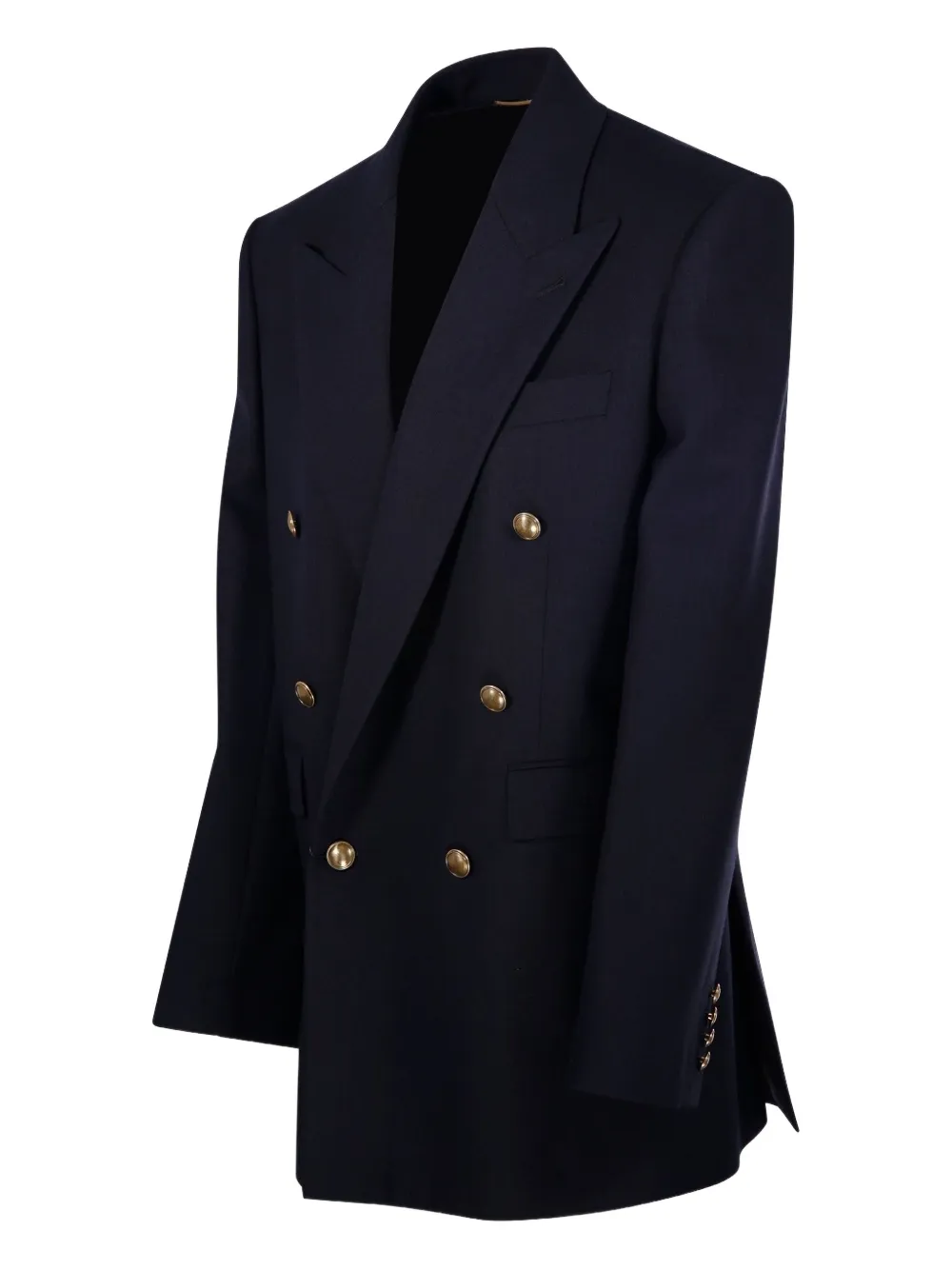 Saint Laurent Wollen blazer Blauw