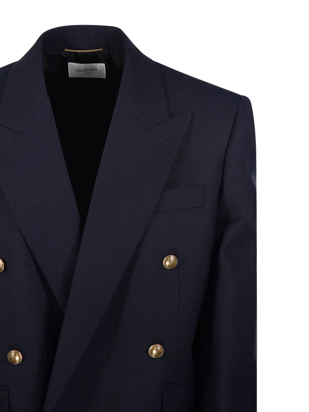 Saint Laurent Wollen blazer Blauw