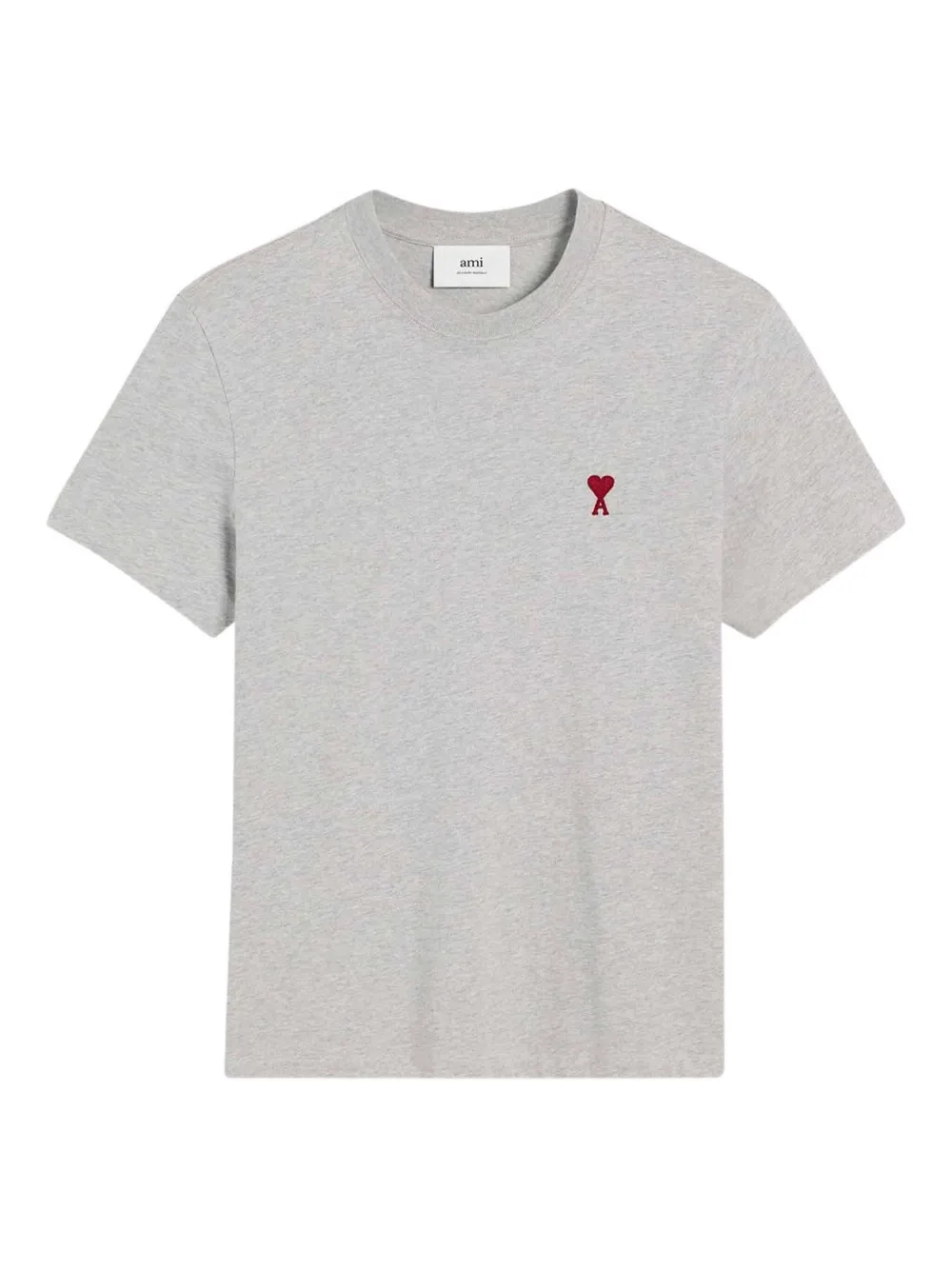 AMI Paris T-shirt met geborduurd logo Grijs