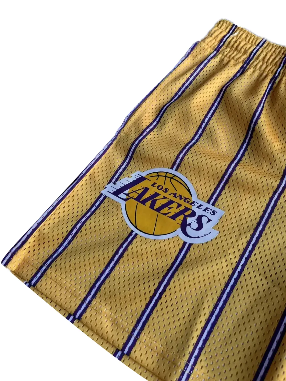 ERIC EMANUEL Los Angeles Lakers shorts Geel