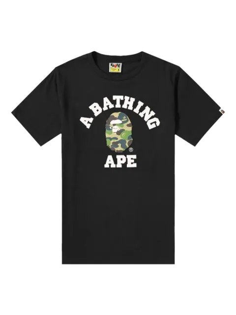 A BATHING APE® ABC Camo College "Black/Green" T-shirt