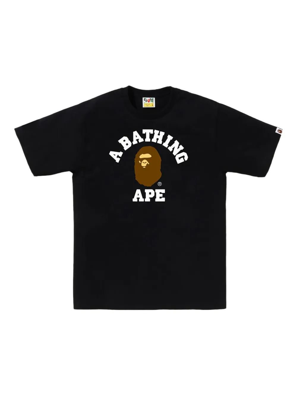 A BATHING APE® playera College Black | negro | Image 1
