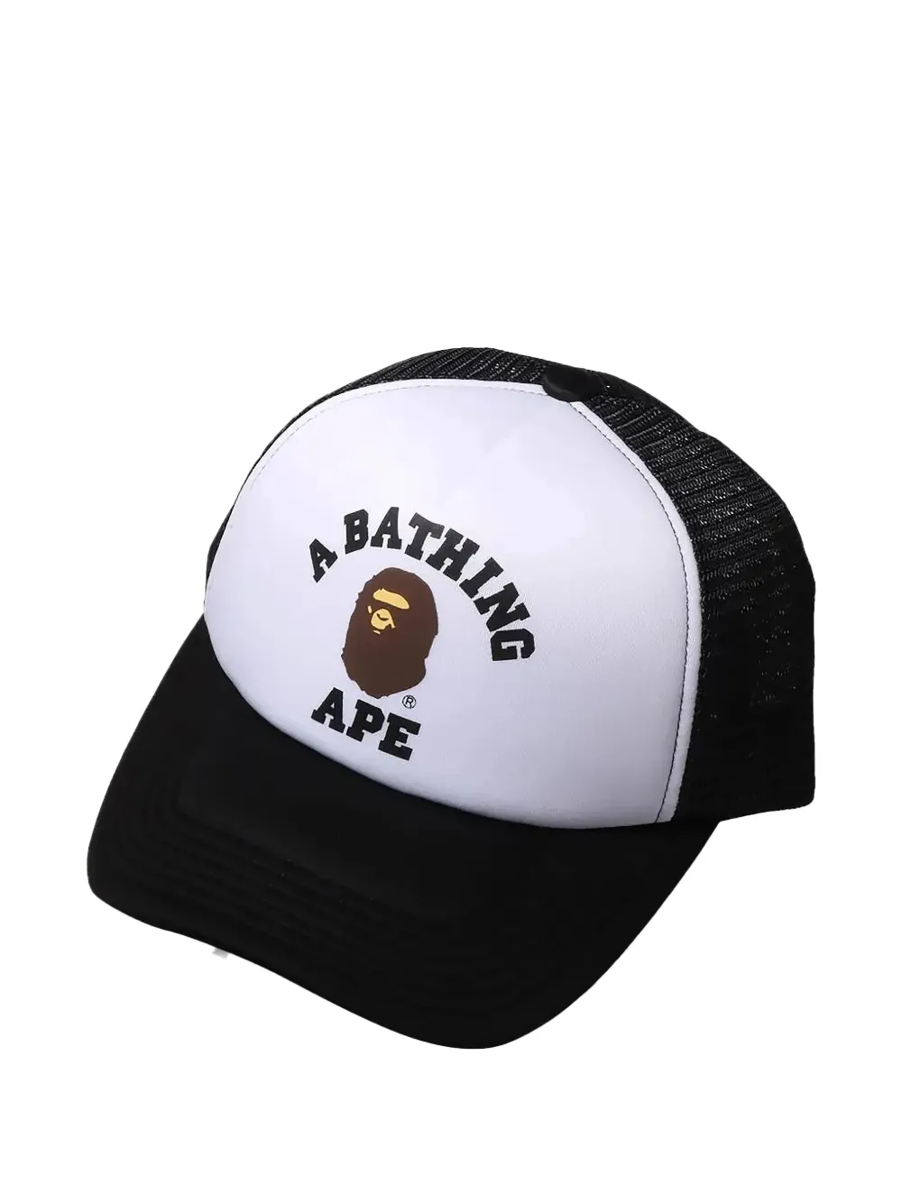 A BATHING APE® College Mesh Baseballkappe | Schwarz | Image 1