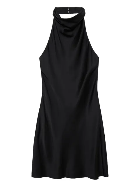 ANINE BING Eliana halterneck silk mini dress