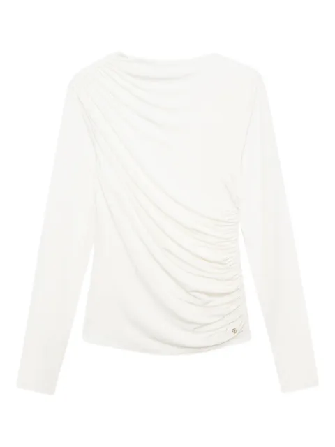 ANINE BING Bray draped long-sleeve top