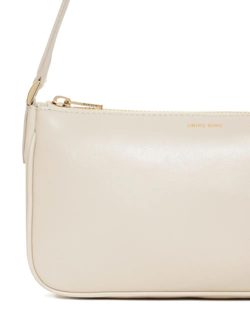 ANINE BING mini Elly zip-fastening shoulder bag Beige