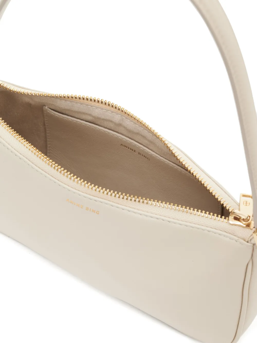 ANINE BING mini Elly zip-fastening shoulder bag Beige