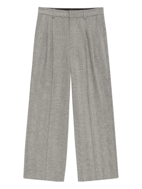 ANINE BING Belen herringbone trousers