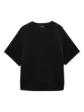 ANINE BING Jadon monogram T-shirt - Black