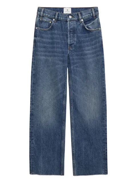 ANINE BING Gavin frayed-hem jeans