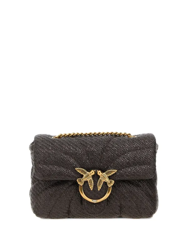 PINKO Mini Love Puff Cross Body Bag Brown FARFETCH IN