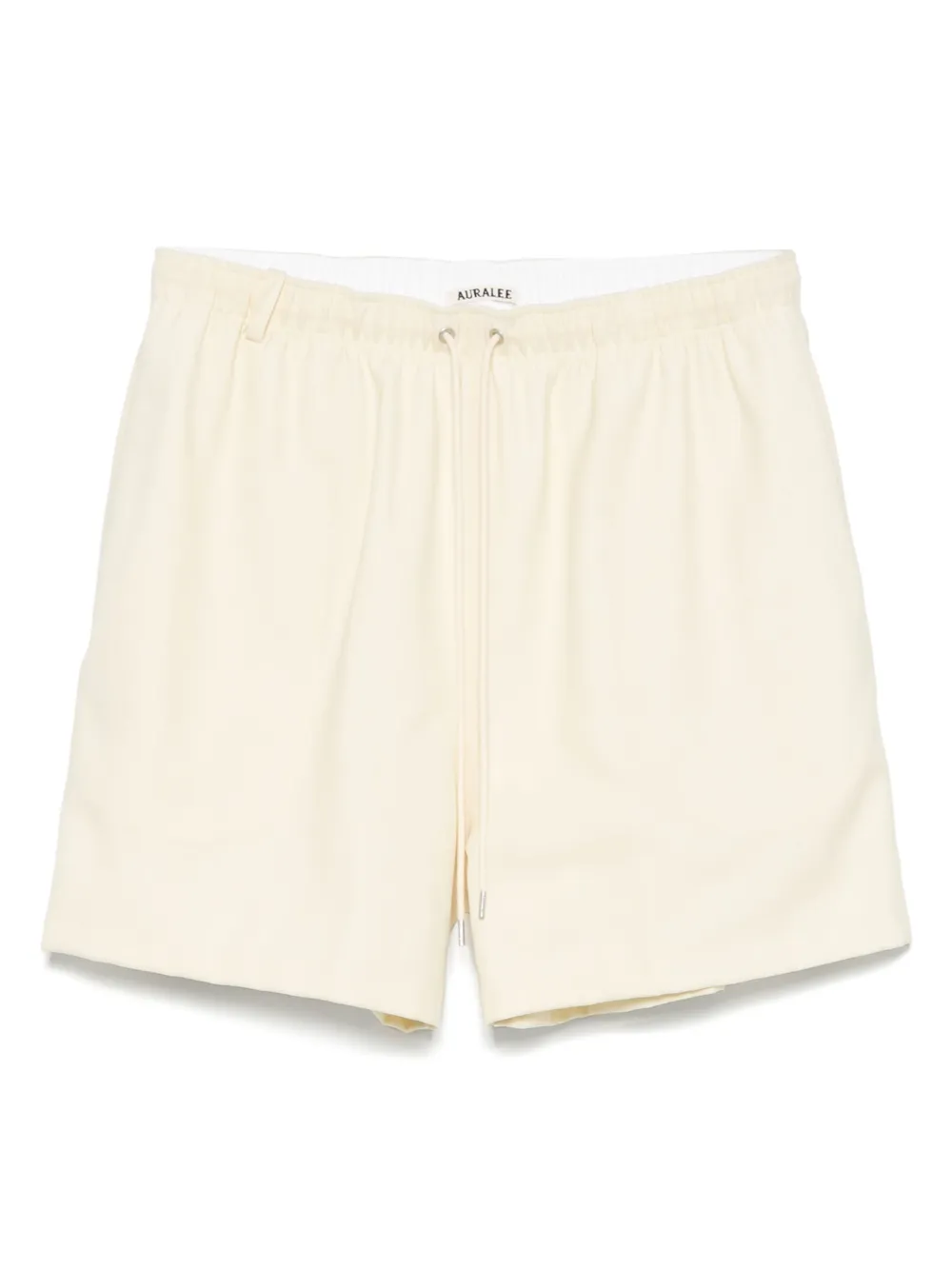 Auralee Shorts van wolblend Geel