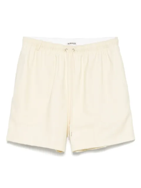 Auralee wool-blend shorts