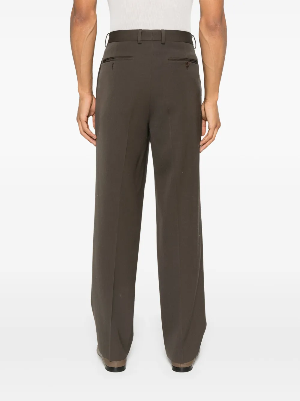 Auralee Wollen pantalon Bruin