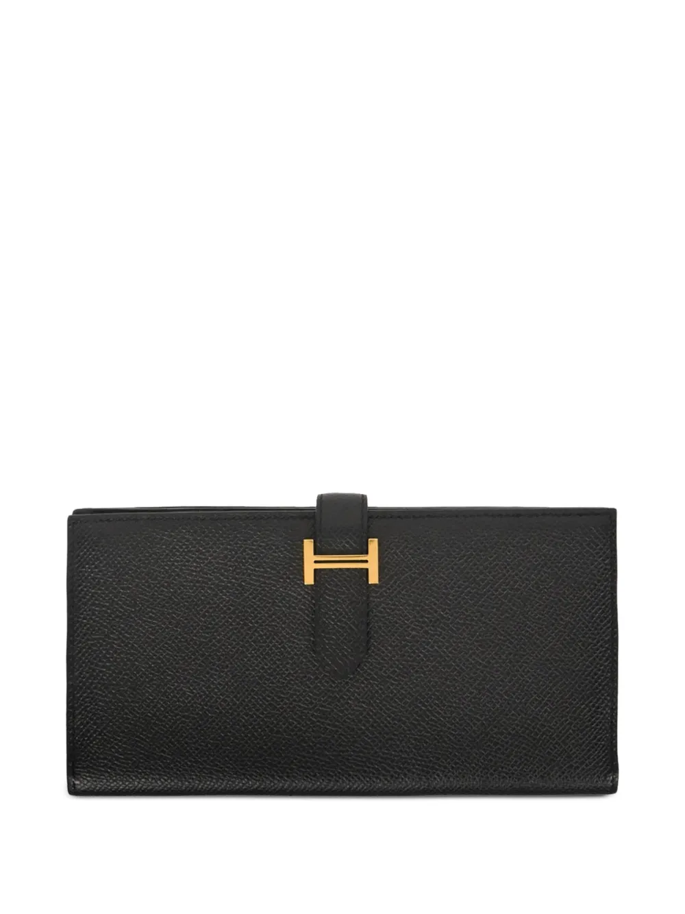 Hermès Pre-Owned 2017 Bearn Soufre wallet | Black | Image 1