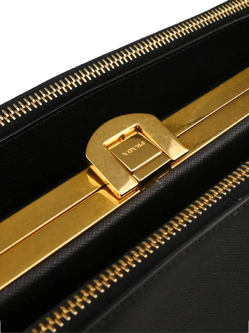 Pre-owned Prada 2010s Leather Tote Bag