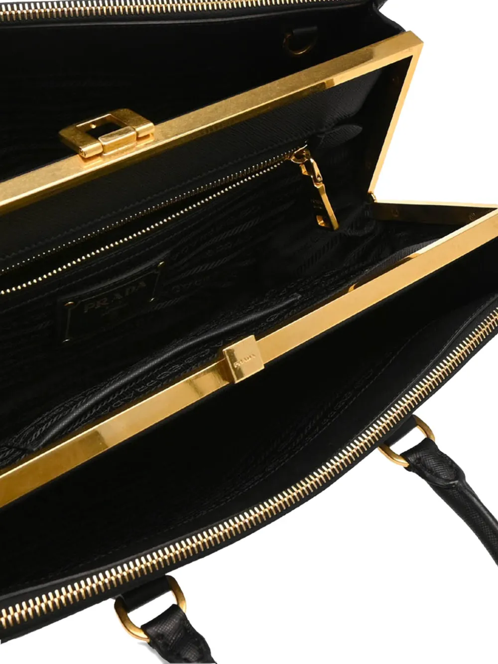 Pre-owned Prada 2010s Leather Tote Bag