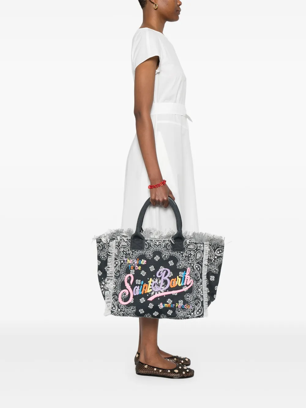 MC2 Saint Barth Vanity tote bag - Zwart