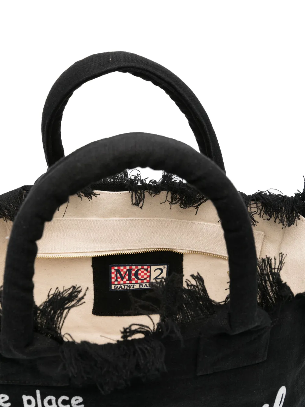 MC2 Saint Barth Vanity shopper Zwart