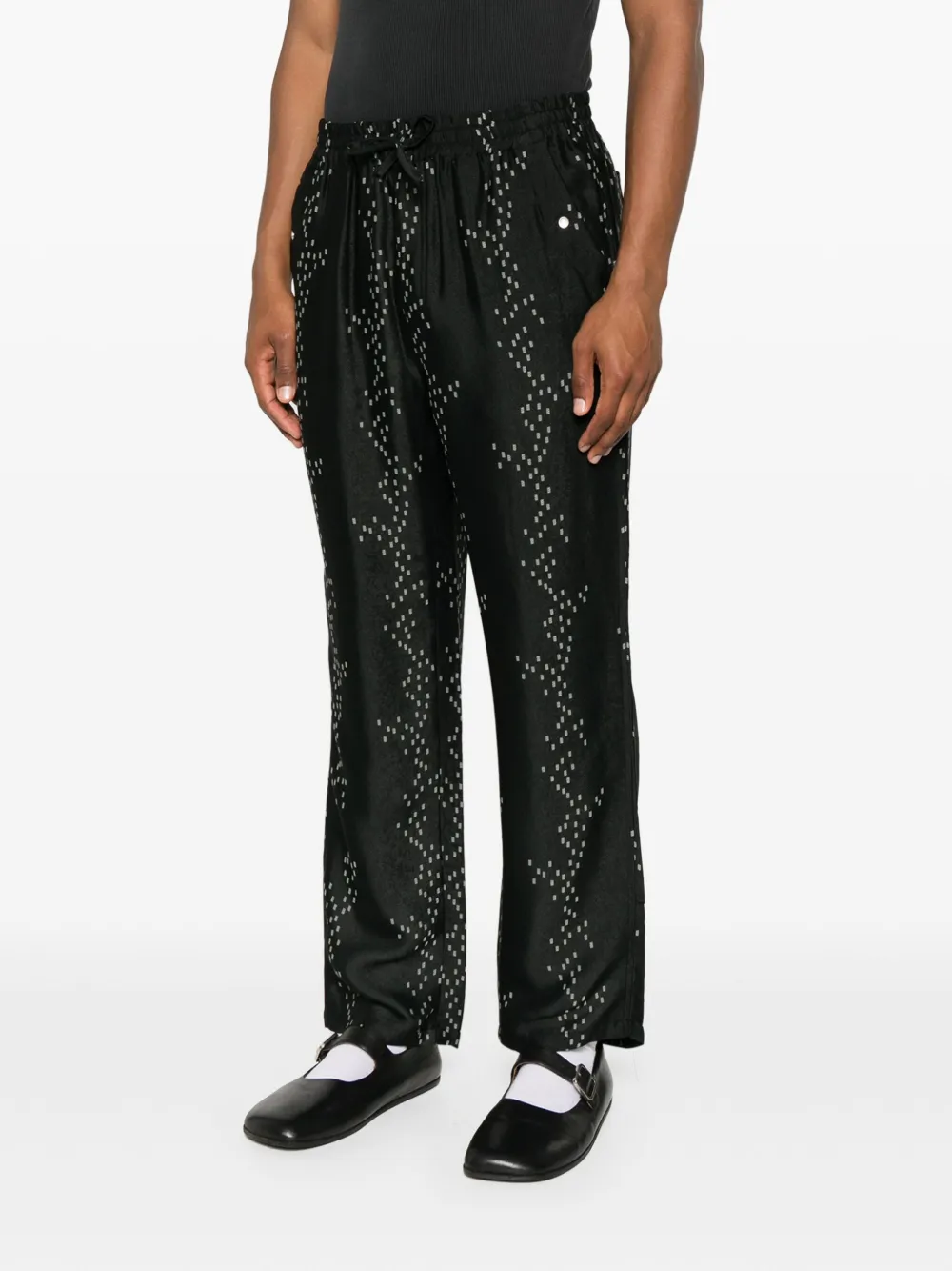 Needles Square-dot Jacquard Trousers