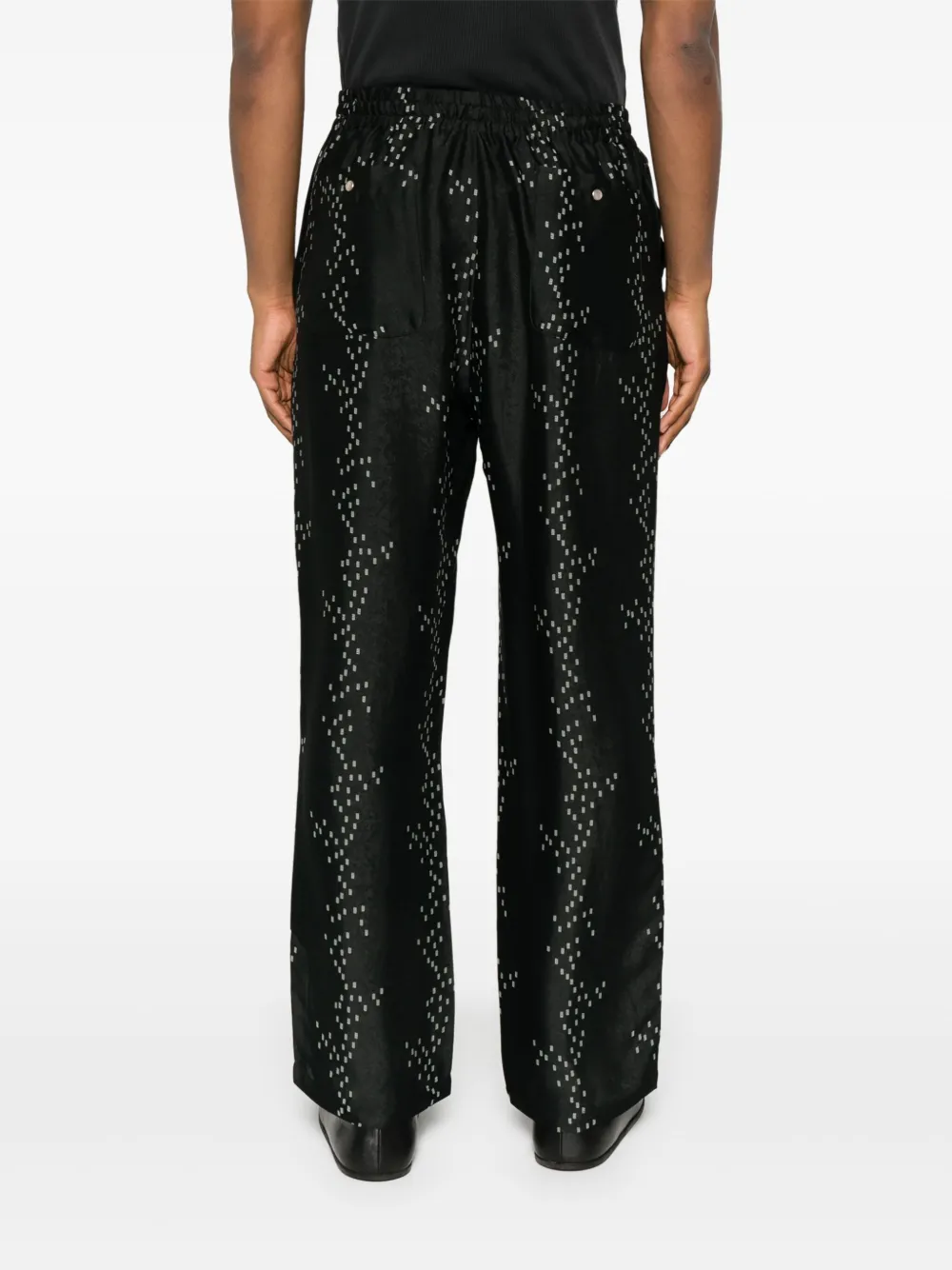 Needles Square-dot Jacquard Trousers