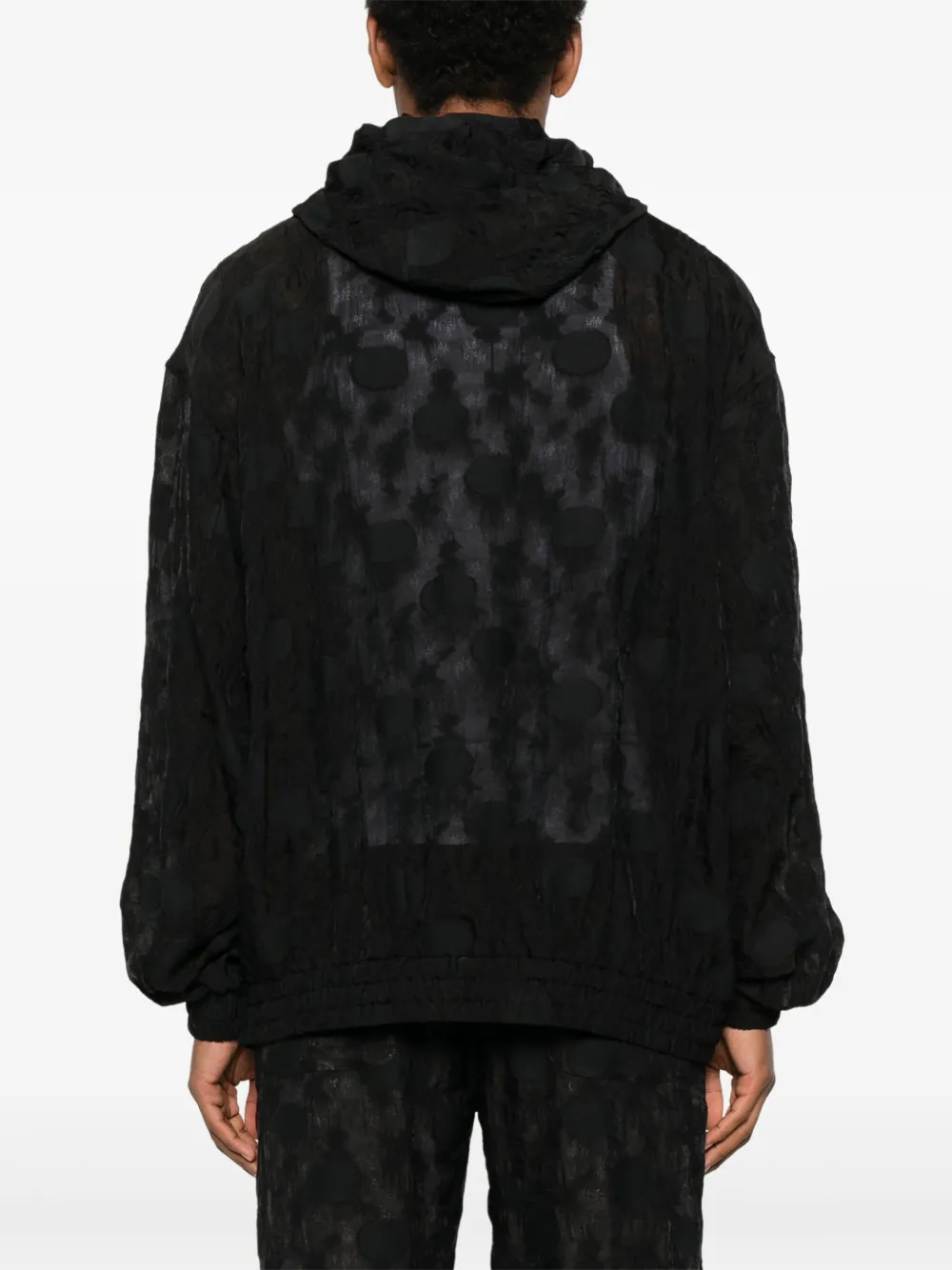 NEEDLES ZIP-UP HOODED JACKET 