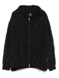 Needles zip-up hooded jacket - Black