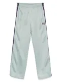 Needles embroidered-logo trousers - Green