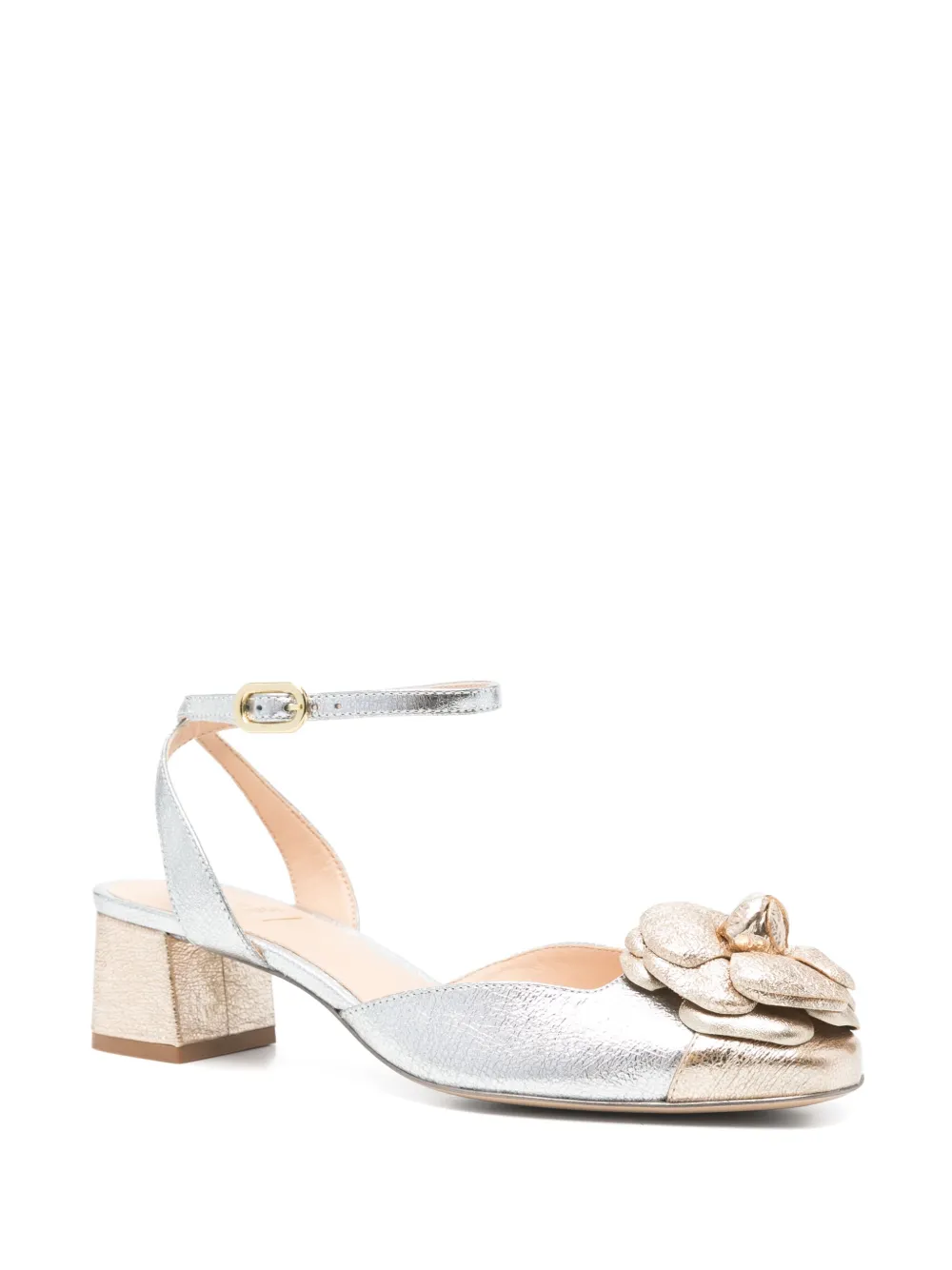 Gold & Rouge 40mm Sage 2 pumps Silver