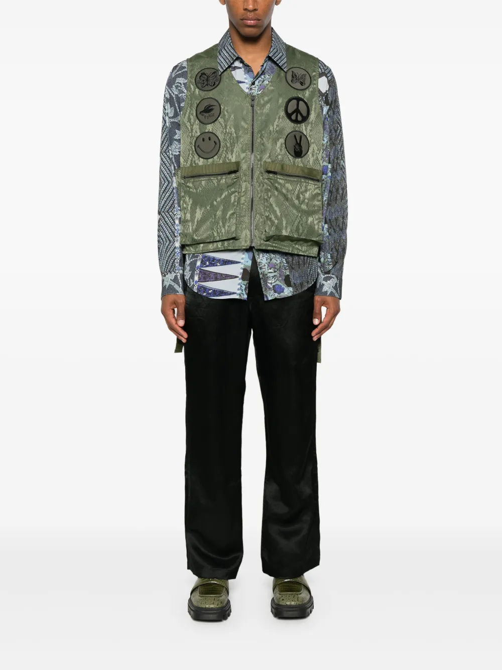 Needles drawstring trousers - Zwart